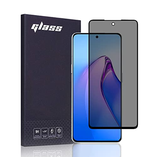 FiiMoo Privacy Schutzfolie Kompatibel mit Oppo Reno 8 Pro 5G, Sichtschutz Schutzfolie [3D Vollabdeckung] [Case Friendly], Privacy für Panzerglasfolie Anti-Spy Displayschutzglas für Oppo Reno 8 Pro 5G von FiiMoo