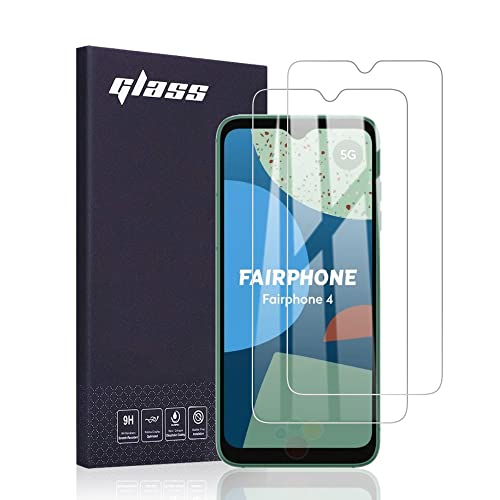FiiMoo Schutzfolie Kompatibel mit Fairphone 4 5G [2 Stück], Anti-Drop-Displayschutz, Einfache Installation Gehärtetem Glas Displayschutz Kompatibel mit Fairphone 4 5G von FiiMoo