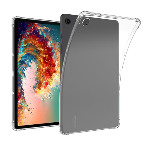 Für Samsung Galaxy Tab A9+ Hülle, Schutzhülle, Leicht Schutzhülle mit Flexible TPU Kristall Klar Rückseite Cover Stoßfeste Case Cover, für Galaxy Tab A9+ Transparenter Schutzhülle von FiiMoo