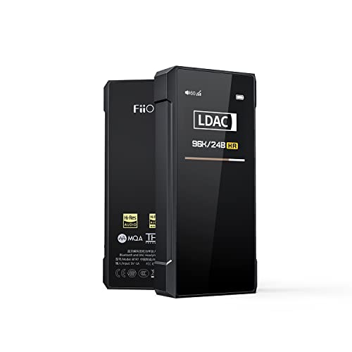 FiiO BTR7 Bluetooth Empfänger und Kopfhörerverstärker, hohe Auflösung, DAC, MQA, LDAC, aptx HD, 384k/32Bit, DSD256, CVC8.0 für Telefon, PC, Auto, Home Audio von FiiO