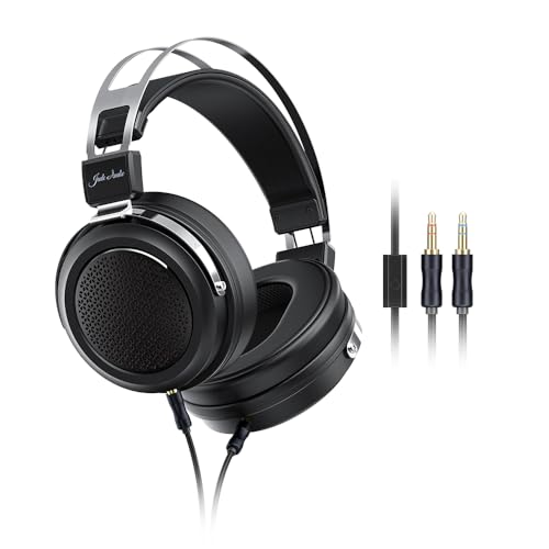 FiiO JadeAudio JT1 Professionelle Studio-Kopfhörer für Aufnahmen, Gaming-Headset mit Mikrofon, 50 mm Membranen, Hi-Res Musikstudio-Headset von FiiO