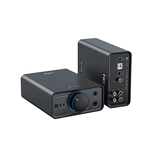 FiiO K7 Full Balanced HiFi DAC Kopfhörer-Verstärker AK4493S*2, XMOS XU208 PCM384kHz DSD256, USB/optisch/Koaxial/Cinch-Eingänge, 6,35 mm/4,4 mm Ausgang von FiiO