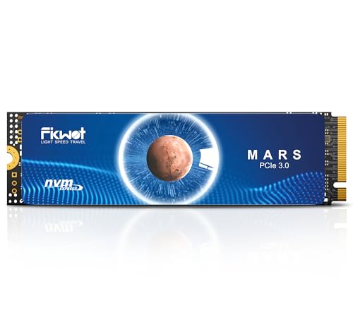 Fikwot FX550 NVMe SSD 512GB M.2 SSD PCIe 3.0×4, Lesen bis zu 3.200 MB/s, M2 2280 internes Soild-State-Laufwerk, Kompatibel mit Desktop, Laptop und Mini-PC, QLC NAND Flash von Fikwot