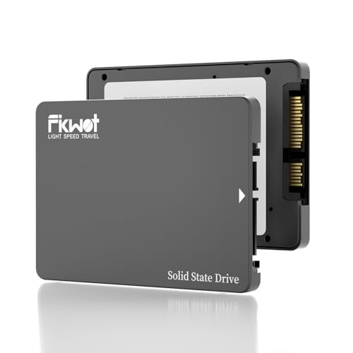 Fikwot FX812 256GB SSD SATA III 2,5" 6GB/s, SLC Cache, 3D NAND TLC, bis zu 560 MB/s, kompatibel mit Laptop und PC-Desktop kompatibel von Fikwot