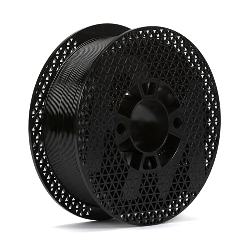 Filament PM PC ABS 1.75 mm, 1 kg Spule, 3D Drucker Filament, Passend für die Meisten FDM 3D Drucker, Selbstverlöschend, UL94 V0 Standard, Flammhemmend (Schwarz) von Filament PM