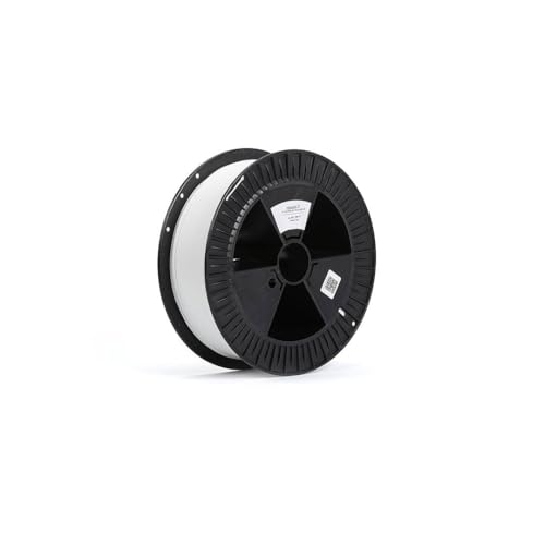 Filament PM PETG FRJET Selbstverlöschend 1.75 mm, 2 kg Spule, 3D Drucker Filament, Passend für die Meisten FDM 3D Drucker (Weiß, 2 kg) von Filament PM