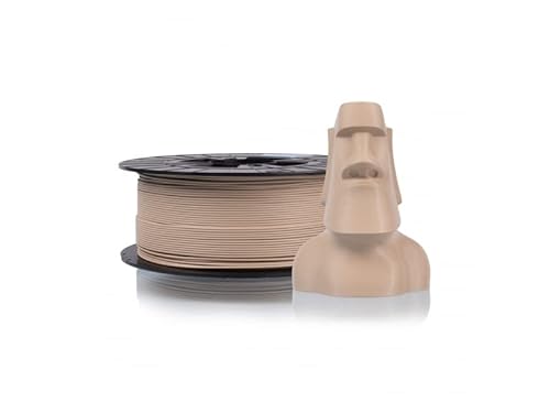 Filament PM PLA+ 1.75 mm, 1 kg Spule, 3D Drucker Filament, Passend für die Meisten FDM 3D Drucker (Dusty Brown) von Filament PM