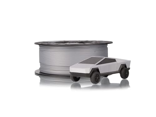 Filament PM PLA+ 1.75 mm, 1 kg Spule, 3D Drucker Filament, Passend für die Meisten FDM 3D Drucker (Grau) von Filament PM