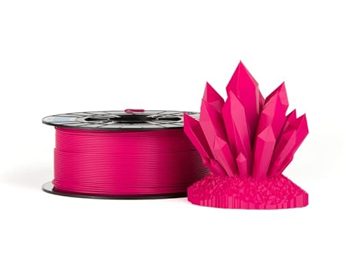 Filament PM PLA+ 1.75 mm, 1 kg Spule, 3D Drucker Filament, Passend für die Meisten FDM 3D Drucker (Viva Magenta) von Filament PM