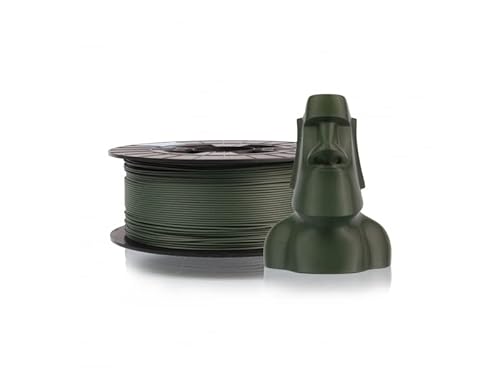 Filament PM PLA+ 1.75 mm, 1 kg Spule, 3D Drucker Filament, Passend für die Meisten FDM 3D Drucker (Woodland Green) von Filament PM