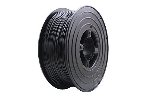 1kg 3D Filament PLA PET ABS TPU 1,75mm 1000g 1.75mm Vakuumiert mit Silicapad vielen Farben (Schwarz, TPU) von Filamentwerk