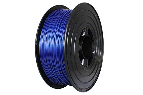 3D Drucker Filament 1kg PLA 1,75mm ⌀ Durchmesser Spule Rolle 1000g Made in DE (Blau Metallic) von Filamentwerk