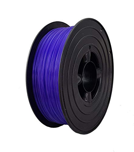 3D Drucker Filament 1kg PLA 1,75mm ⌀ Durchmesser Spule Rolle 1000g Made in DE (Blau Transparent) von Filamentwerk