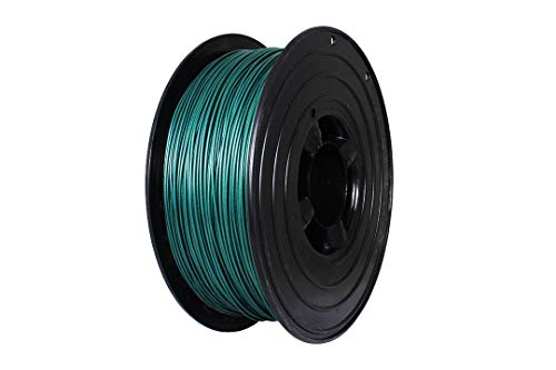 3D Drucker Filament 1kg PLA 1,75mm ⌀ Durchmesser Spule Rolle 1000g Made in DE (Grün Metallic) von Filamentwerk