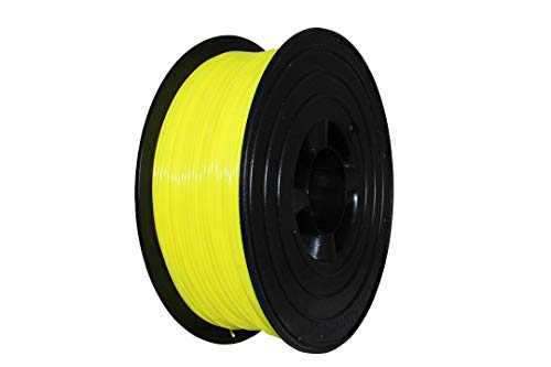 3D Drucker Filament 1kg PLA 1,75mm ⌀ Durchmesser Spule Rolle 1000g Made in DE (Neon Gelb) von Filamentwerk