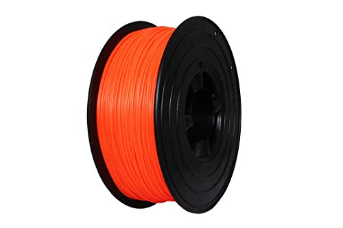 3D Drucker Filament 1kg PLA 1,75mm ⌀ Durchmesser Spule Rolle 1000g Made in DE (Neon Rot) von Filamentwerk