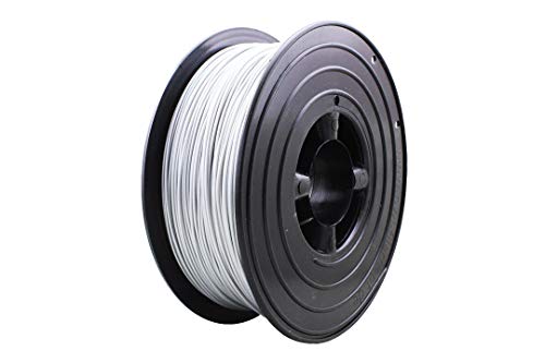 3D Drucker Filament 1kg PLA 1,75mm ⌀ Durchmesser Spule Rolle 1000g Made in DE (Weissaluminium RAL9006) von Filamentwerk
