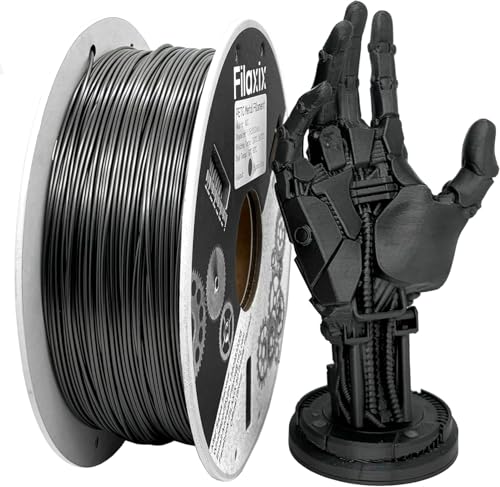 PETG-Filament 1,75 mm Weltraumgrau, PETG-3D-Druckfilament, Kompatibel Mit Bambu LAB, Creality K1C, QIDI MAX3, FLASHFORGE Adventurer 5M, Prusa MK4 FDM 3D-Drucker, 1 kg PETG-Filament 1,75 mm Weltraumgrau, PETG-3D-Druckfilament, Kompatibel Mit Bambu LAB, Creality K1C, QIDI MAX3, FLASHFORGE Adventurer 5M, Prusa MK4 FDM 3D-Drucker, 1 kg von Filaxix