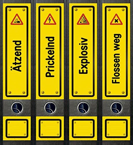 File Art AJ081 Design Etiketten Ordnerrückenschilder von The Art File