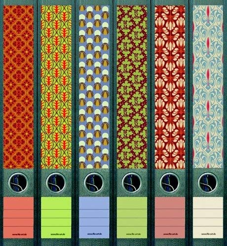 File Art AJ608 Design Etiketten Ordnerrückenschilder von The Art File