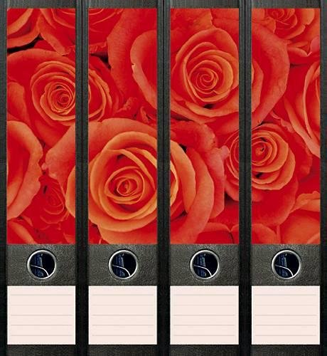 File Art - Design Etiketten - Motiv Roses - breit von File Art