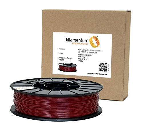 fillament 8595632813262 - Filament FILLAMENTUM/PLA/Pearl Ruby Red RAL 3032/1,75 mm/0,75 kg. fillament 8595632813262 - Filament FILLAMENTUM/PLA/Pearl Ruby Red RAL 3032/1,75 mm/0,75 kg. von Fillamentum