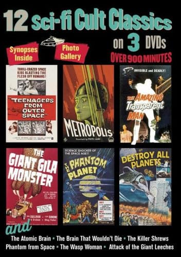 12 SCI-FI CULT CLASSICS - 12 SCI-FI CULT CLASSICS (3 DVD) von Film Chest