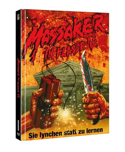 MASSAKER IN KLASSE 13 (Uncut!) - Mediabook Cover A (Limited Edition 500 Stück) [Blu-ray] von FilmArt