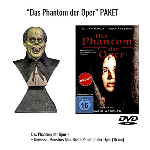 Das Phantom der Oper + Universal Monsters Mini Büste Phantom der Oper (15 cm) - Limited Edition von FilmFan Entertainment