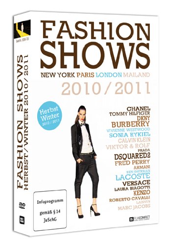 Fashion Shows Herbst/Winter 2010/2011 (4 DVD-Box) - Designer und Topmodels auf den Laufstegen der Modemetropolen London, Paris, Mailand und New York! von Filmconfect Home Entertainment GmbH (Rough Trade)