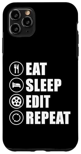 Eat Sleep Edit Repeat Filmmaker Film Editor Hülle für iPhone 11 Pro Max Eat Sleep Edit Repeat Filmmaker Film Editor Hülle für iPhone 11 Pro Max von Filmemacher Film Bearbeitung Design
