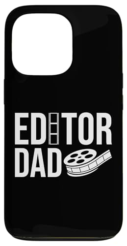 Editor Dad Fathers Day Filmmaker Film Editor Hülle für iPhone 13 Pro von Filmemacher Film Bearbeitung Design