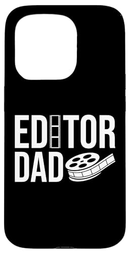 Editor Dad Fathers Day Filmmaker Film Editor Hülle für iPhone 15 Pro von Filmemacher Film Bearbeitung Design