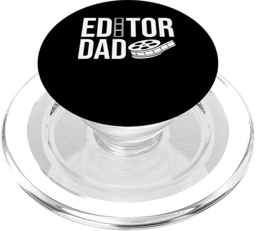 Editor Dad Fathers Day Filmmaker Film Editor PopSockets PopGrip für MagSafe Editor Dad Fathers Day Filmmaker Film Editor PopSockets PopGrip für MagSafe von Filmemacher Film Bearbeitung Design