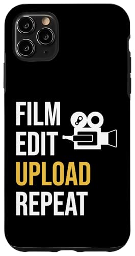 Film Edit Upload Repeat Filmmaker Film Editor Hülle für iPhone 11 Pro Max Film Edit Upload Repeat Filmmaker Film Editor Hülle für iPhone 11 Pro Max von Filmemacher Film Bearbeitung Design