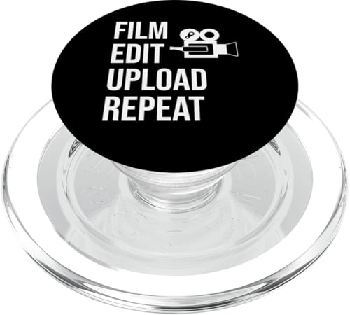 Film Edit Upload Repeat Filmmaker Film Editor PopSockets PopGrip für MagSafe Film Edit Upload Repeat Filmmaker Film Editor PopSockets PopGrip für MagSafe von Filmemacher Film Bearbeitung Design