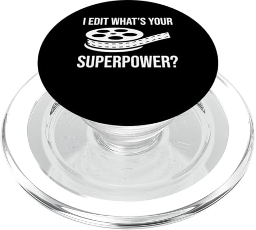 I Edit Whats Your Superpower? Filmmaker Film Editor PopSockets PopGrip für MagSafe I Edit Whats Your Superpower? Filmmaker Film Editor PopSockets PopGrip für MagSafe von Filmemacher Film Bearbeitung Design