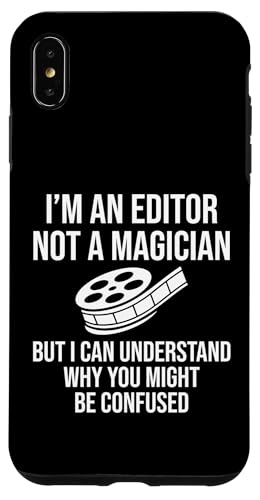 Im An Editor Not A Magician Filmmaker Film Editor Hülle für iPhone XS Max Im An Editor Not A Magician Filmmaker Film Editor Hülle für iPhone XS Max von Filmemacher Film Bearbeitung Design