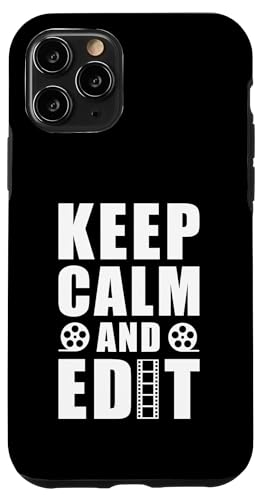 Keep Calm And Edit Filmmaker Film Editor Hülle für iPhone 11 Pro Keep Calm And Edit Filmmaker Film Editor Hülle für iPhone 11 Pro von Filmemacher Film Bearbeitung Design