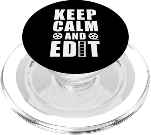 Keep Calm And Edit Filmmaker Film Editor PopSockets PopGrip für MagSafe Keep Calm And Edit Filmmaker Film Editor PopSockets PopGrip für MagSafe von Filmemacher Film Bearbeitung Design