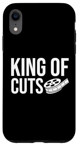 King Of Cuts Filmmaker Film Editor Hülle für iPhone XR von Filmemacher Film Bearbeitung Design