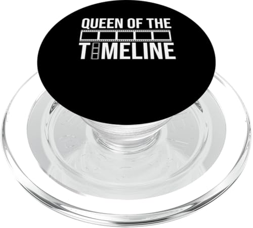 Queen Of The Timeline Filmmaker Film Editor PopSockets PopGrip für MagSafe Queen Of The Timeline Filmmaker Film Editor PopSockets PopGrip für MagSafe von Filmemacher Film Bearbeitung Design