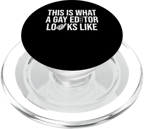 This Is What A Gay Editor Looks Like Filmmaker Film Editor PopSockets PopGrip für MagSafe This Is What A Gay Editor Looks Like Filmmaker Film Editor PopSockets PopGrip für MagSafe von Filmemacher Film Bearbeitung Design