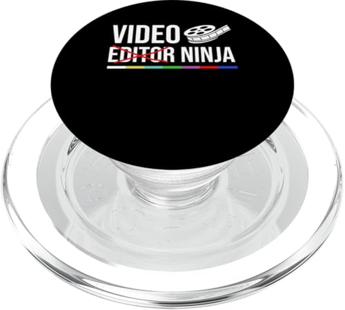 Video Ninja Filmmaker Film Editor PopSockets PopGrip für MagSafe Video Ninja Filmmaker Film Editor PopSockets PopGrip für MagSafe von Filmemacher Film Bearbeitung Design