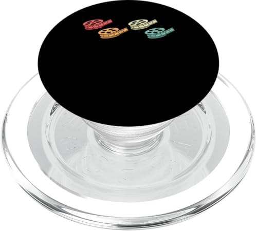 Vintage Retro Filmmaker Film Editor PopSockets PopGrip für MagSafe Vintage Retro Filmmaker Film Editor PopSockets PopGrip für MagSafe von Filmemacher Film Bearbeitung Design