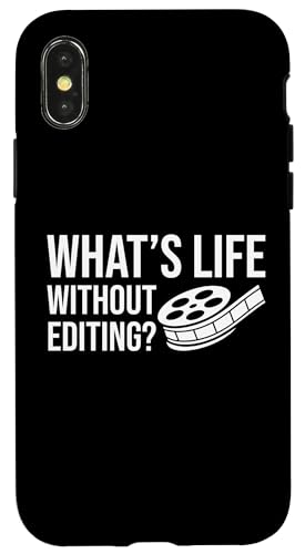 Whats Life Without Editing? Filmmaker Film Editor Hülle für iPhone X/XS Whats Life Without Editing? Filmmaker Film Editor Hülle für iPhone X/XS von Filmemacher Film Bearbeitung Design