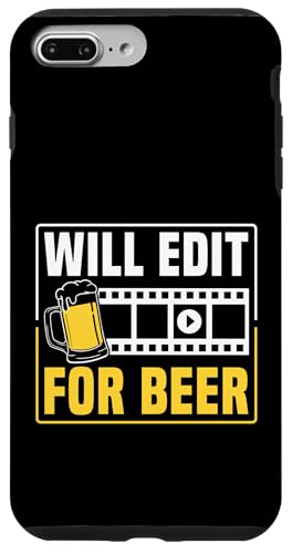 Will Edit For Beer Filmmaker Film Editor Hülle für iPhone 7 Plus/8 Plus Will Edit For Beer Filmmaker Film Editor Hülle für iPhone 7 Plus/8 Plus von Filmemacher Film Bearbeitung Design
