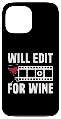 Will Edit For Wine Filmmaker Film Editor Hülle für iPhone 13 Pro Max Will Edit For Wine Filmmaker Film Editor Hülle für iPhone 13 Pro Max von Filmemacher Film Bearbeitung Design