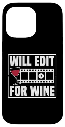 Will Edit For Wine Filmmaker Film Editor Hülle für iPhone 14 Pro Max Will Edit For Wine Filmmaker Film Editor Hülle für iPhone 14 Pro Max von Filmemacher Film Bearbeitung Design