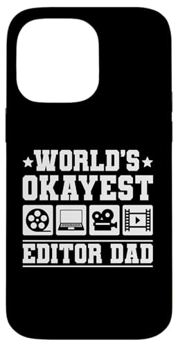 Worlds Okayest Editor Dad Fathers Day Filmmaker Film Editor Hülle für iPhone 14 Pro Max Worlds Okayest Editor Dad Fathers Day Filmmaker Film Editor Hülle für iPhone 14 Pro Max von Filmemacher Film Bearbeitung Design